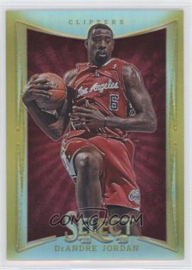 2012-13 Panini Select - [Base] - Gold Prizm #49 - DeAndre Jordan /10