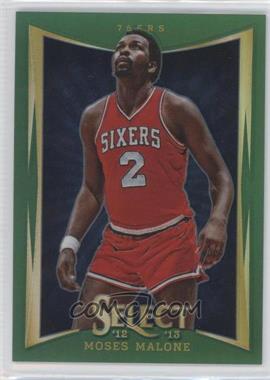 2012-13 Panini Select - [Base] - Industry Summit Green Prizm #139 - Moses Malone /10