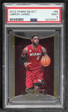 2012-13 Panini Select - [Base] #66 - LeBron James [PSA 9 MINT]