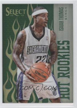 2012-13 Panini Select - Hot Rookies - Industry Summit Green Prizm #38 - Isaiah Thomas /15