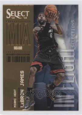 2012-13 Panini Select - In Flight Selections #3 - LeBron James