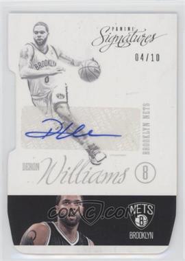 2012-13 Panini Signatures - [Base] - Die-Cut #100 - Deron Williams /10