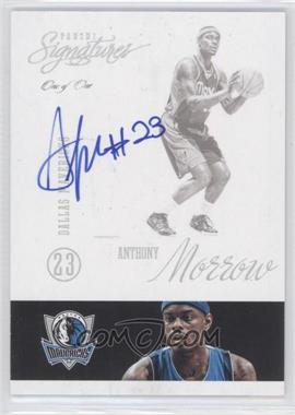 2012-13 Panini Signatures - [Base] - Platinum #161 - Anthony Morrow /1