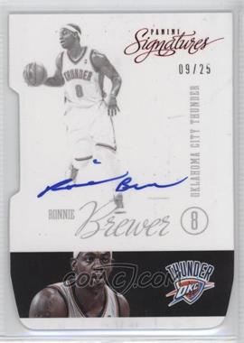 2012-13 Panini Signatures - [Base] - Red Die-Cut #129 - Ronnie Brewer /25