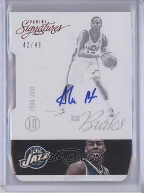 2012-13 Panini Signatures - [Base] - Red Die-Cut #22 - Alec Burks /49