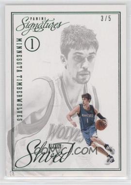 2012-13 Panini Signatures - Rookies - Green #114 - Alexey Shved /5