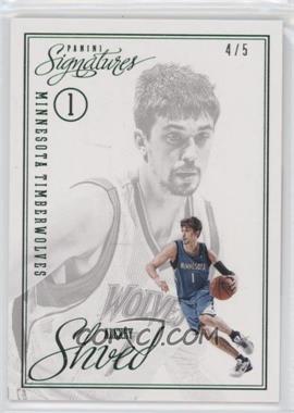 2012-13 Panini Signatures - Rookies - Green #114 - Alexey Shved /5