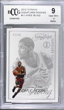 2012-13 Panini Signatures - Rookies #11 - Kyrie Irving /25 [BCCG 9 Near Mint or Better]