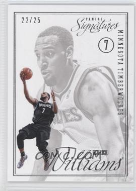 2012-13 Panini Signatures - Rookies #124 - Derrick Williams /25