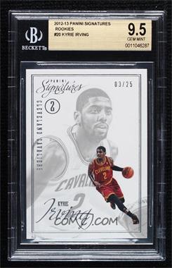 2012-13 Panini Signatures - Rookies #20 - Kyrie Irving /25 [BGS 9.5 GEM MINT]