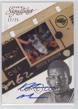 2012-13 Panini Signatures - Signatures Film - Red #176 - Andrew Nicholson /25