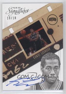 2012-13 Panini Signatures - Signatures Film #198 - Kawhi Leonard /10