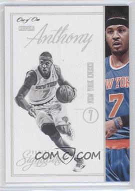 2012-13 Panini Signatures - Stars - Platinum #151 - Carmelo Anthony /1