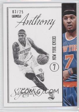 2012-13 Panini Signatures - Stars #157 - Carmelo Anthony /25