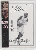 Ray Allen #/25