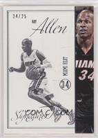 Ray Allen #/25