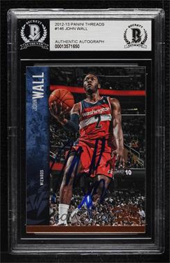 2012-13 Panini Threads - [Base] #146 - John Wall [BAS Authentic]