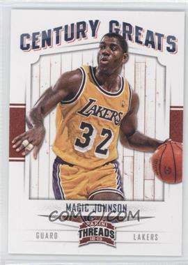 2012-13 Panini Threads - Century Greats #13 - Magic Johnson