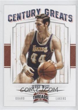 2012-13 Panini Threads - Century Greats #14 - Jerry West