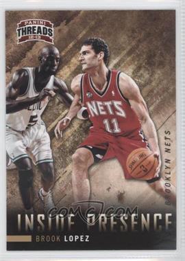 2012-13 Panini Threads - Inside Presence #7 - Brook Lopez