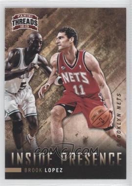 2012-13 Panini Threads - Inside Presence #7 - Brook Lopez