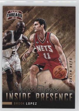 2012-13 Panini Threads - Inside Presence #7 - Brook Lopez