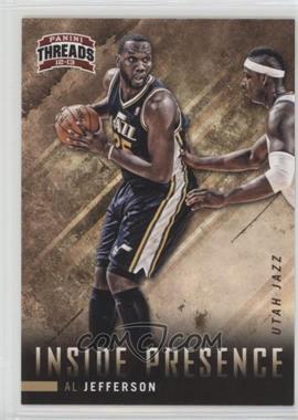 2012-13 Panini Threads - Inside Presence #8 - Al Jefferson