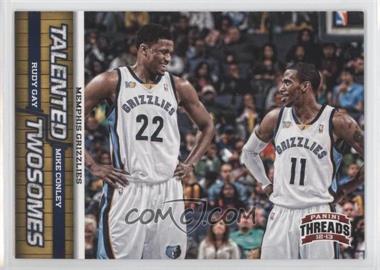 2012-13 Panini Threads - Talented Twosomes #12 - Mike Conley, Rudy Gay