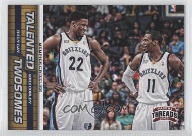 2012-13 Panini Threads - Talented Twosomes #12 - Mike Conley, Rudy Gay