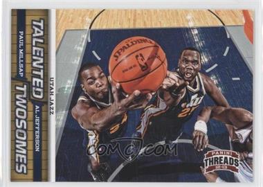 2012-13 Panini Threads - Talented Twosomes #13 - Al Jefferson, Paul Millsap