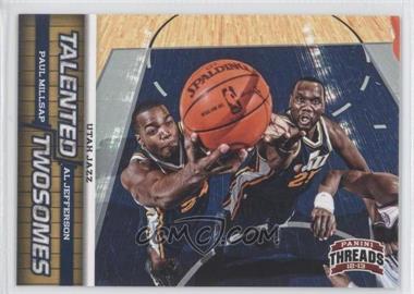 2012-13 Panini Threads - Talented Twosomes #13 - Al Jefferson, Paul Millsap