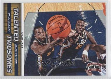 2012-13 Panini Threads - Talented Twosomes #13 - Al Jefferson, Paul Millsap