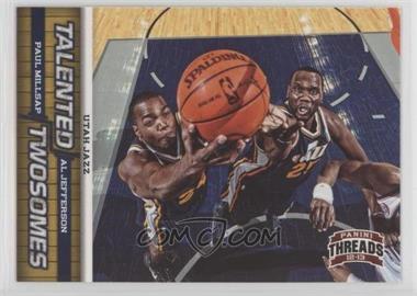 2012-13 Panini Threads - Talented Twosomes #13 - Al Jefferson, Paul Millsap