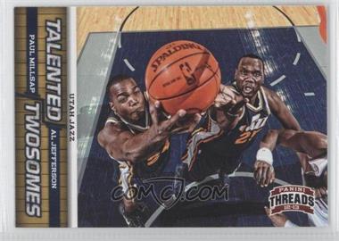 2012-13 Panini Threads - Talented Twosomes #13 - Al Jefferson, Paul Millsap