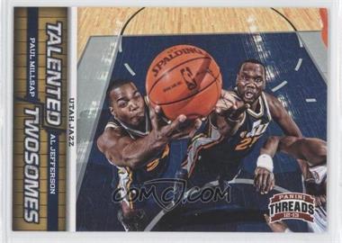 2012-13 Panini Threads - Talented Twosomes #13 - Al Jefferson, Paul Millsap