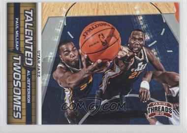 2012-13 Panini Threads - Talented Twosomes #13 - Al Jefferson, Paul Millsap