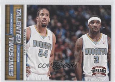 2012-13 Panini Threads - Talented Twosomes #7 - Andre Miller, Ty Lawson