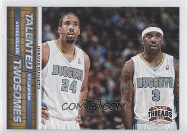 2012-13 Panini Threads - Talented Twosomes #7 - Andre Miller, Ty Lawson