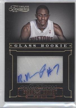 2012-13 Panini Timeless Treasures - [Base] #160 - Glass Rookie Autographs - Brandon Knight /476