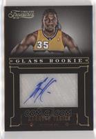 Glass Rookie Autographs - Kenneth Faried [EX to NM] #/499