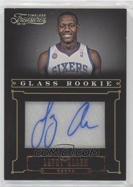 2012-13 Panini Timeless Treasures - [Base] #214 - Glass Rookie Autographs - Lavoy Allen /499 [EX to NM]