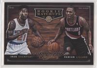 Iman Shumpert, Damian Lillard #/99