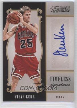 2012-13 Panini Timeless Treasures - Timeless Signatures #14 - Steve Kerr /49