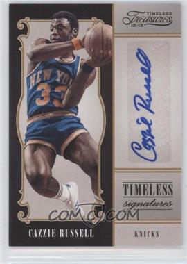 2012-13 Panini Timeless Treasures - Timeless Signatures #27 - Cazzie Russell /199