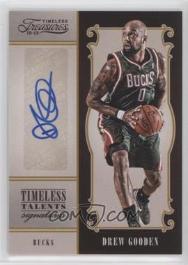 2012-13 Panini Timeless Treasures - Timeless Talents Signatures #48 - Drew Gooden /199