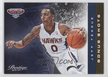 2012-13 Prestige - [Base] - Bonus Shots Gold #127 - Jeff Teague /249