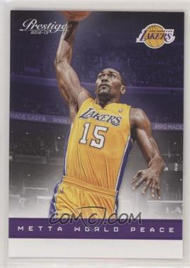 2012-13 Prestige - [Base] #144 - Metta World Peace