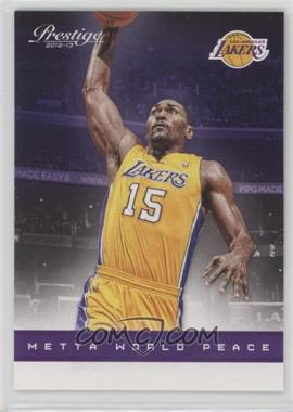 2012-13 Prestige - [Base] #144 - Metta World Peace