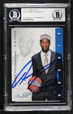2012-13 Prestige - [Base] #206 - Andre Drummond [BAS BGS Authentic]