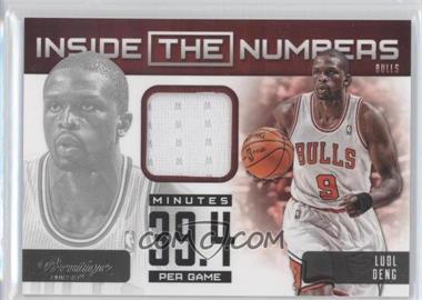 2012-13 Prestige - Inside the Numbers Materials #35 - Luol Deng